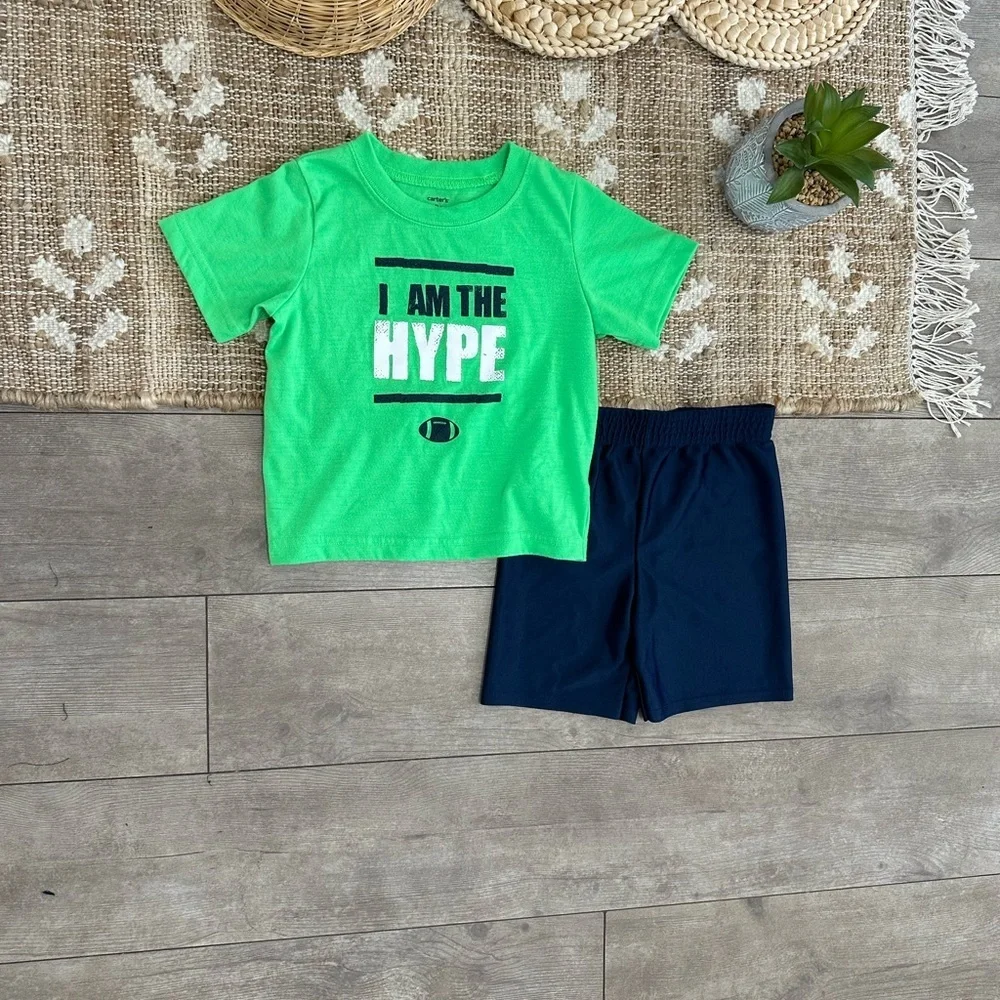 Carter’s/Garanimals Toddler Boy Athletic 2-Piece Outfit Set Shorts T-shirt